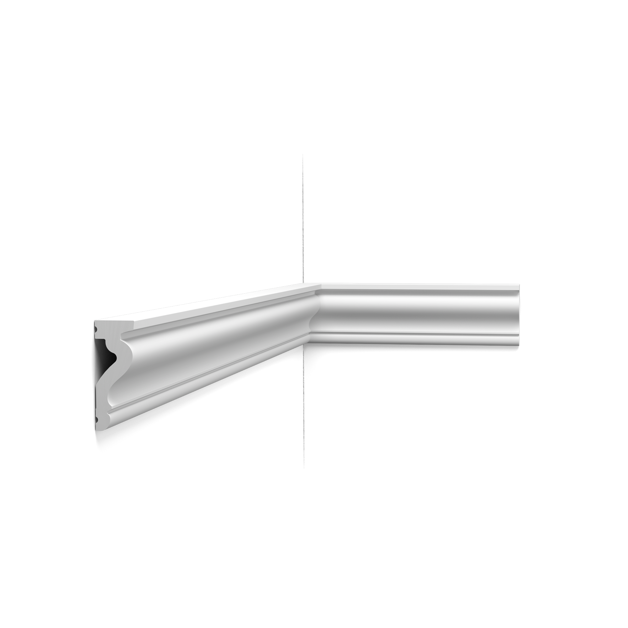DX174-2300 Moulure multifonctionnelle Orac Decor - 6x2,2x230cm (h x p x L)- moulure déco polymère