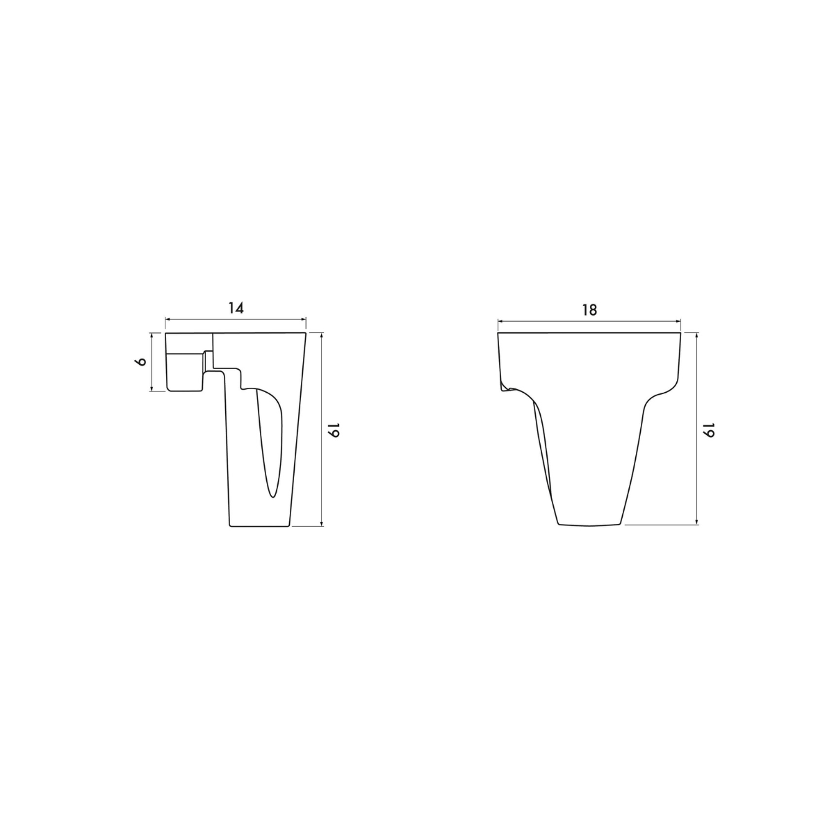 Pack of 10 exhibition hooks for Obimex/Alcoa/Sypla partition walls