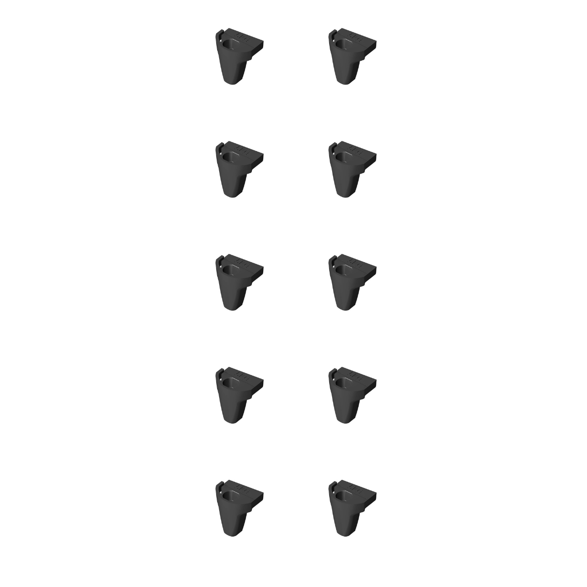 Pack of 10 exhibition hooks for Obimex/Alcoa/Sypla partition walls