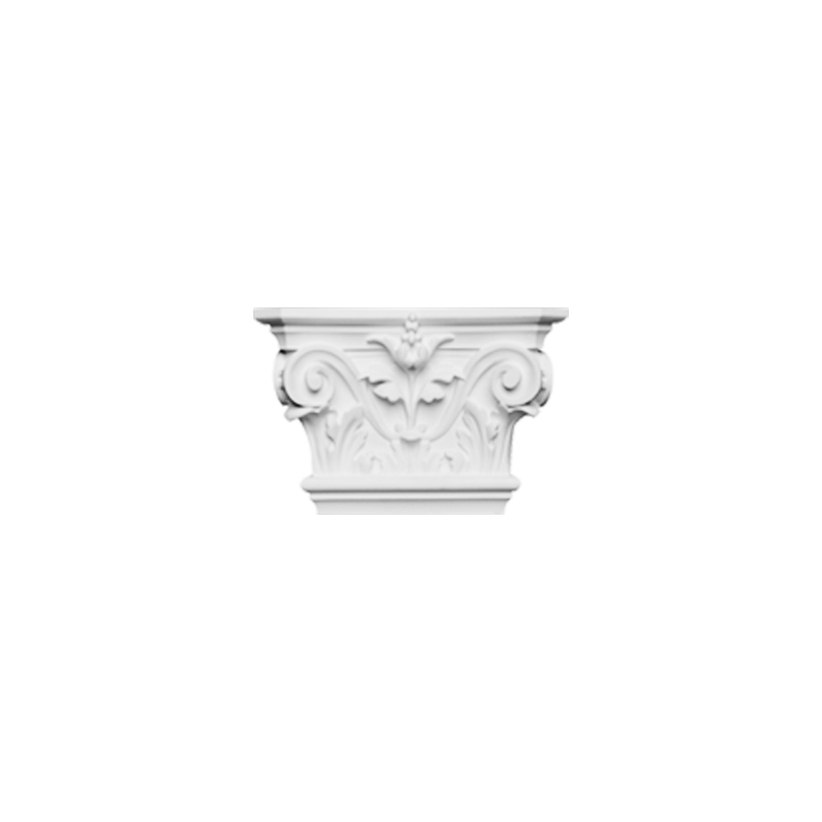 K251 Chapiteau pour pilastre polyuréthane Orac Decor - 35,5x9cm (h x p)