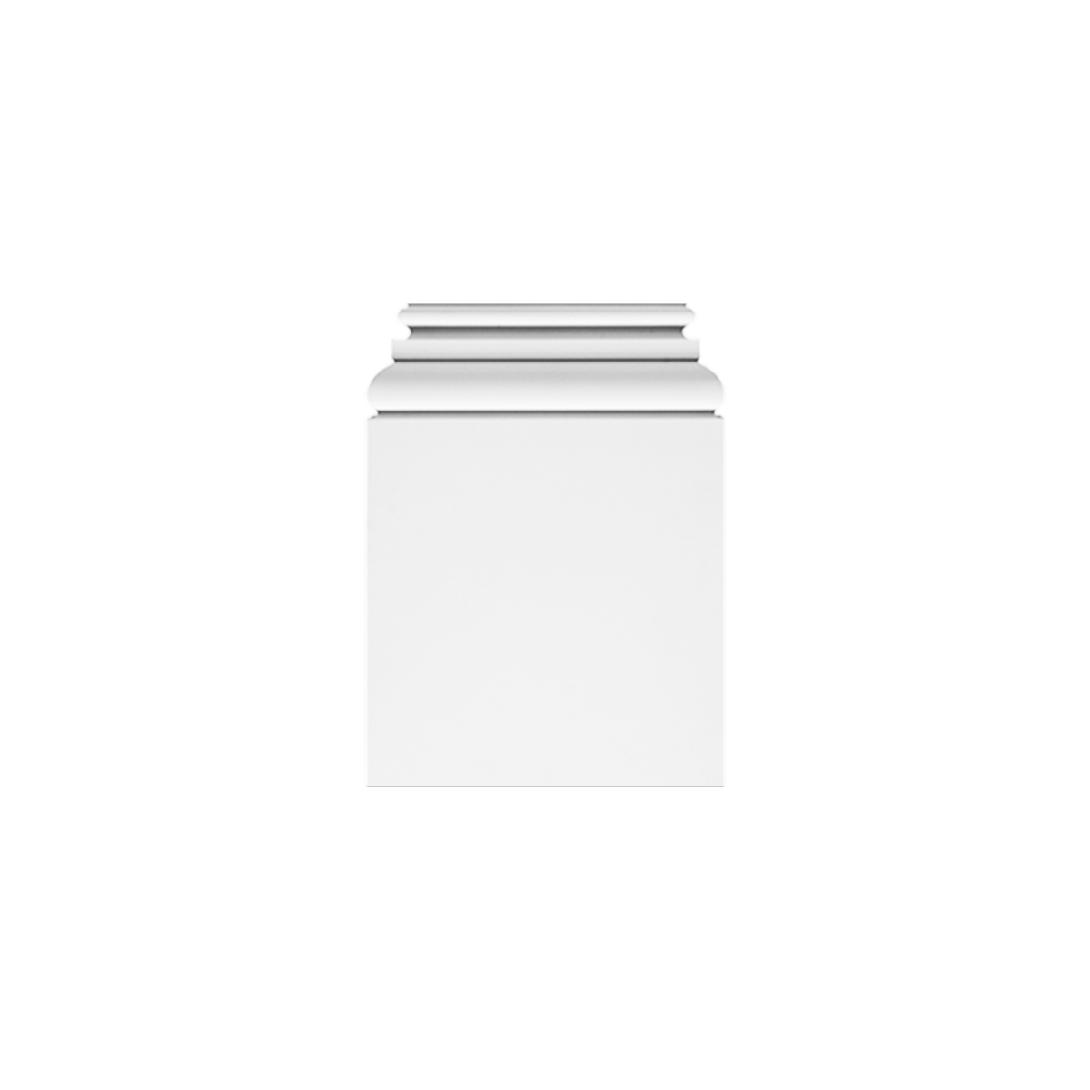 K254 Socle pour pilastre polyuréthane Orac Decor - 53x7cm (h x p)