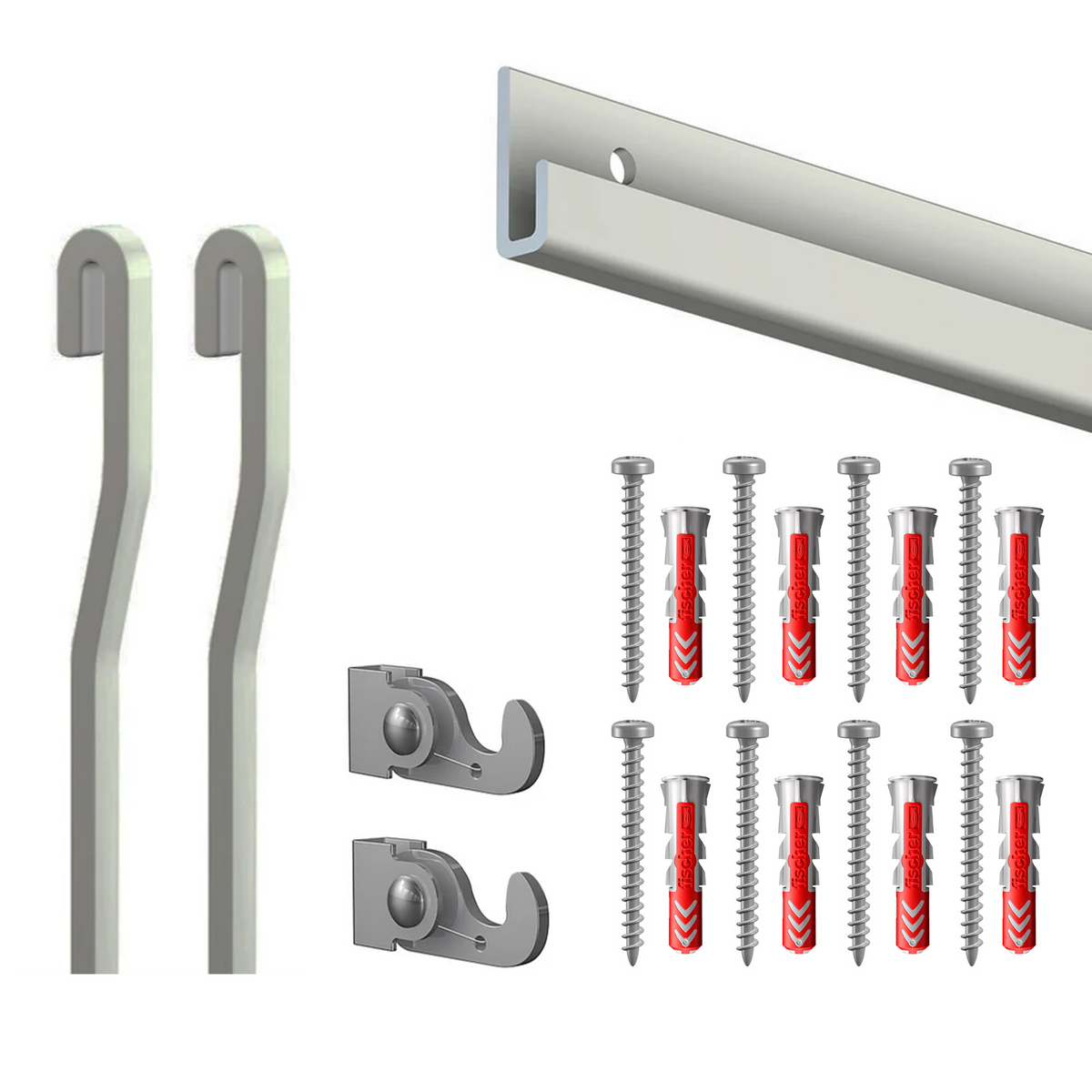 Cimaise Box Classic+ 200 cm - Kit prêt à poser