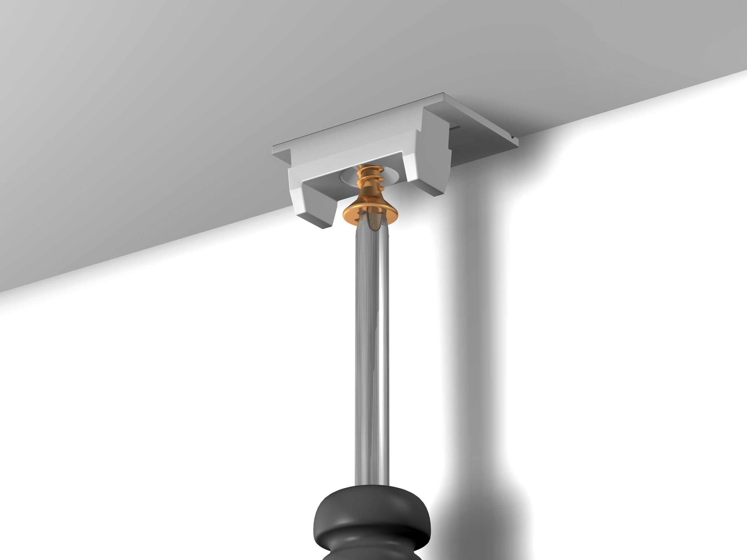 Pack jeux de fixation Cimaise R40 / clips + vis & chevilles multimatériaux Newly