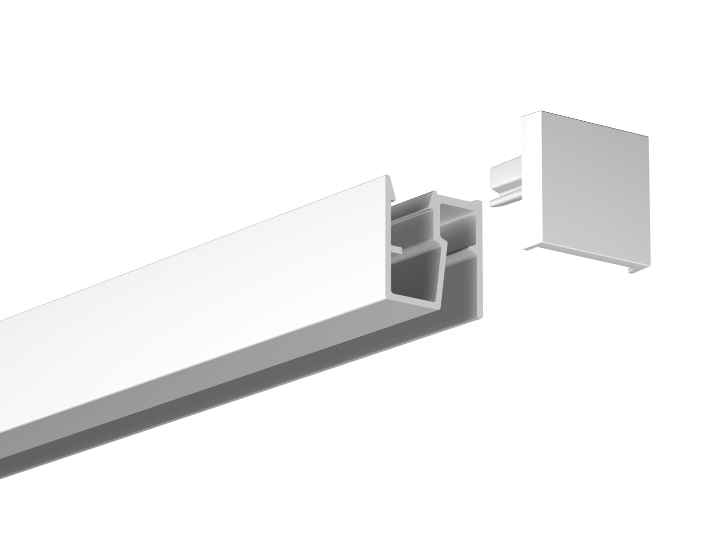 Pack of 4 Click Ceiling R40 Newly rail stop end caps