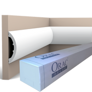 P3070 Cimaise murale Orac Decor - 12,5x3x200cm (h x p x L) - moulure décorative polyuréthane