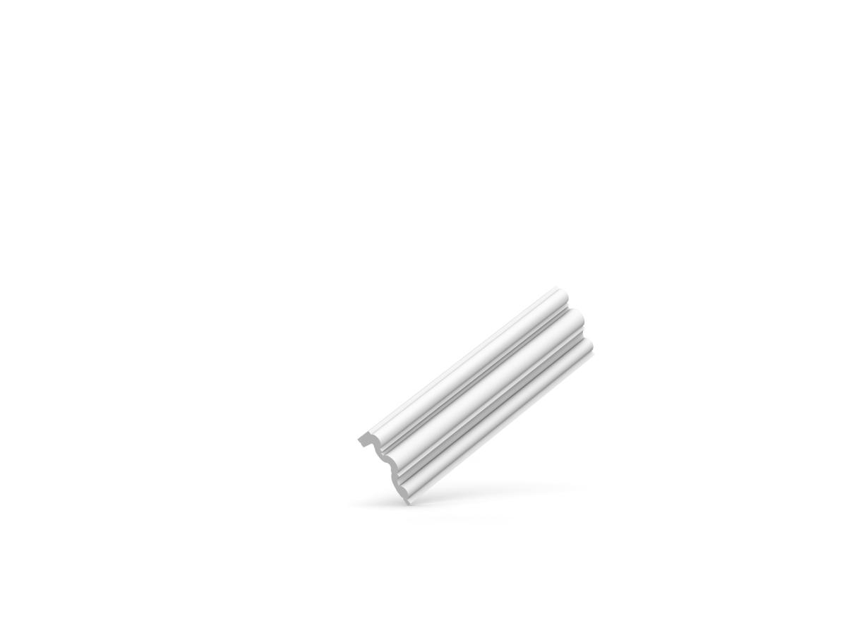 P4025 AUTOIRE Cimaise murale Orac Decor - 8,3x3,4x200cm ( h x p x L) - moulure décorative polyuréthane