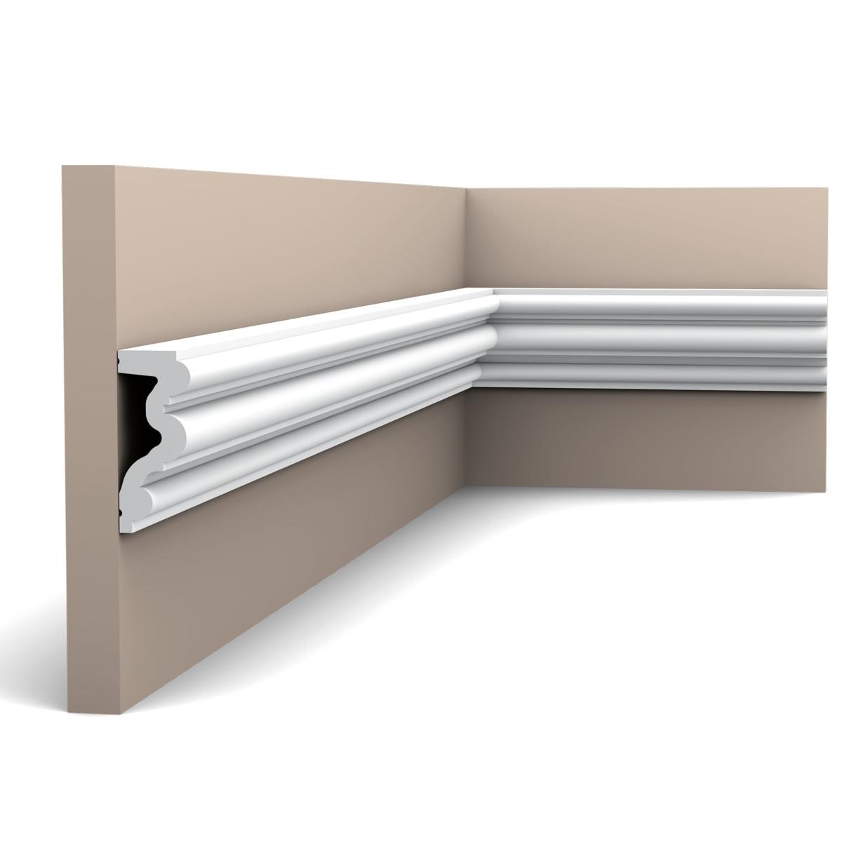 P4025F AUTOIRE Flexible Cimaise murale Orac Decor - 8,3x3,4x200cm ( h x p x L) -