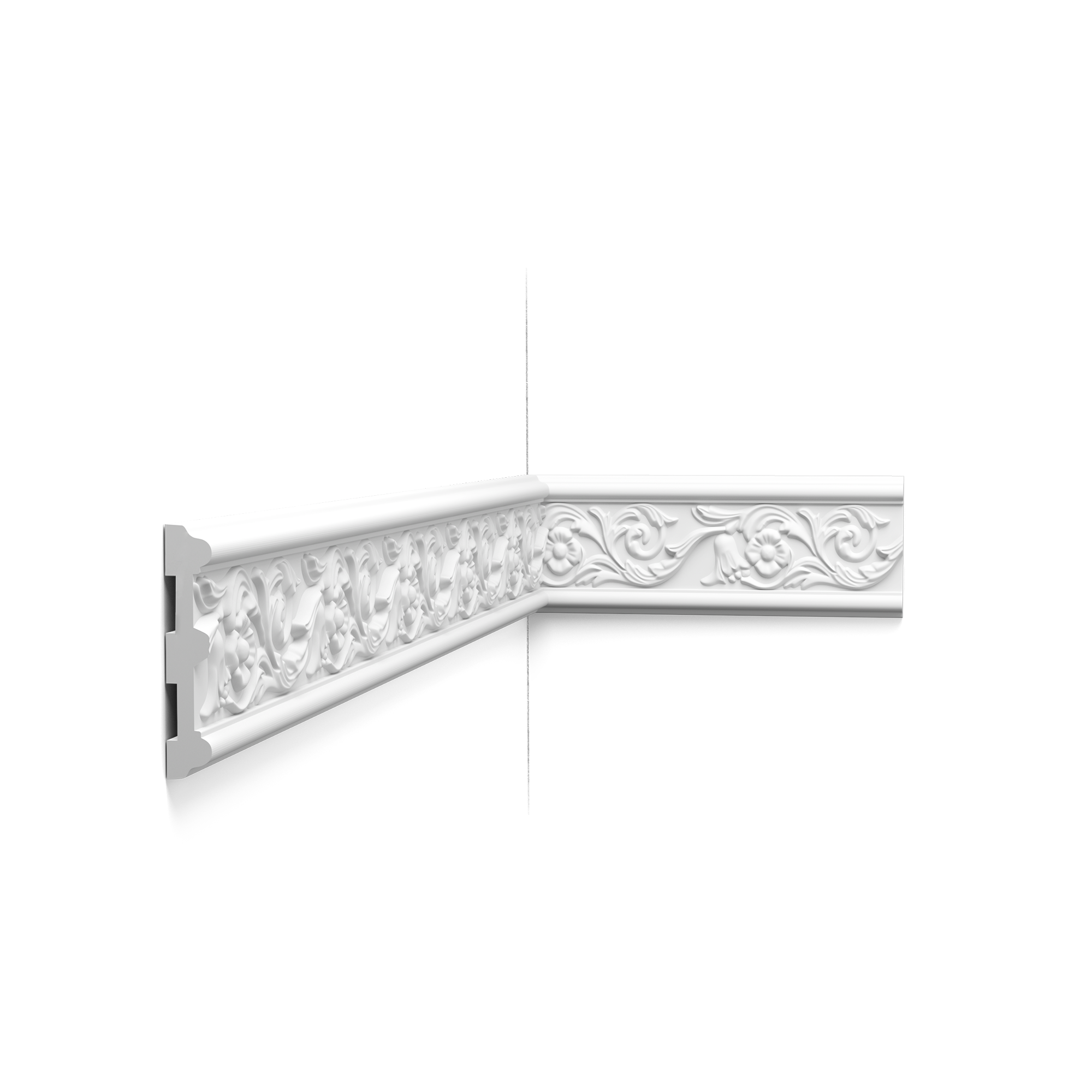 P7020 Cimaise murale Orac Decor - 11x2x200cm (h x p x L) - moulure décorative polyuréthane