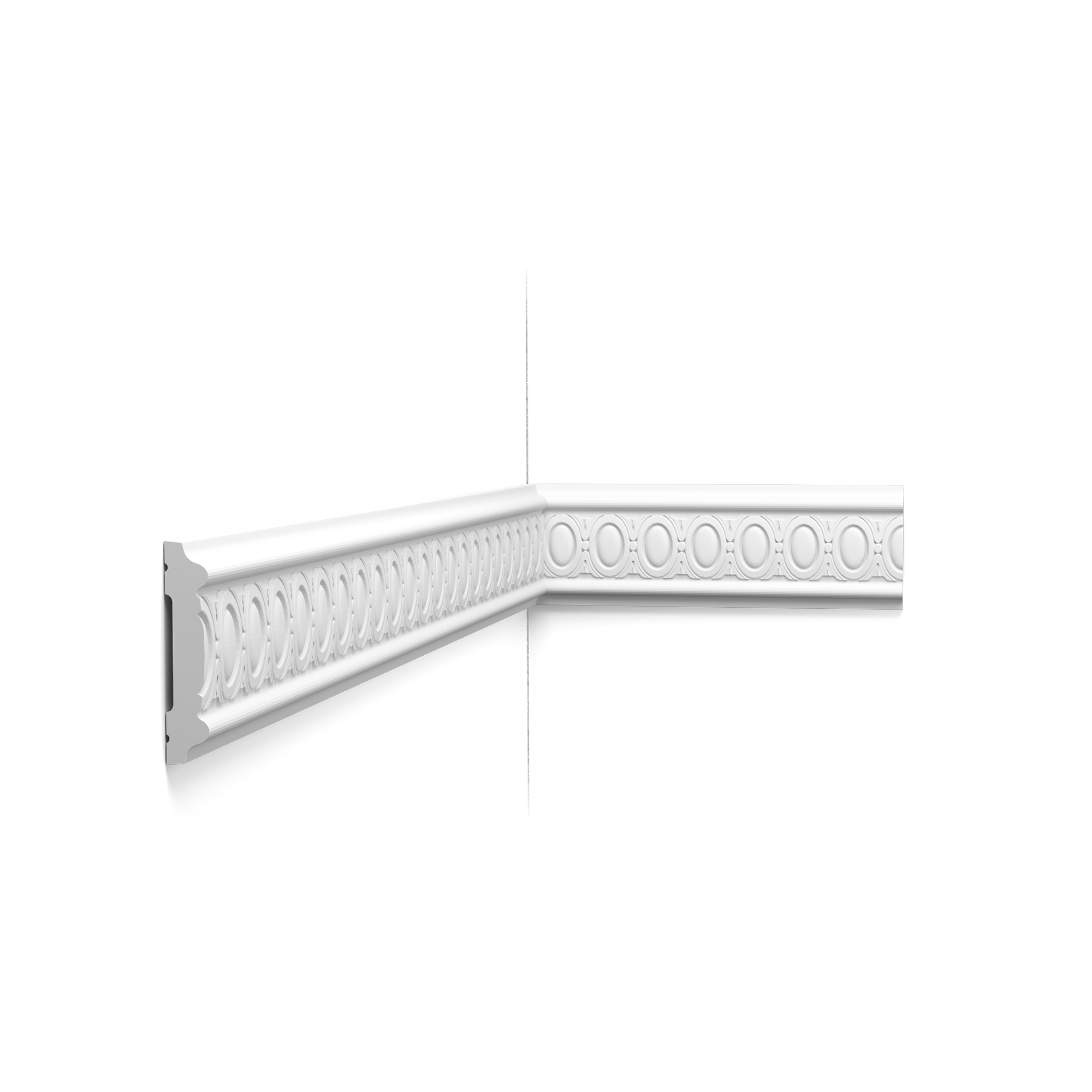 P7030 Cimaise murale Orac Decor - 8,5x1,5x200cm (h x p x L) - moulure décorative polyuréthane