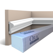 P8020 Cimaise murale Orac Decor - 6x2,5x200cm (h x p x L) - moulure décorative polyuréthane