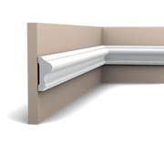 P8020 Cimaise murale Orac Decor - 6x2,5x200cm (h x p x L) - moulure décorative polyuréthane