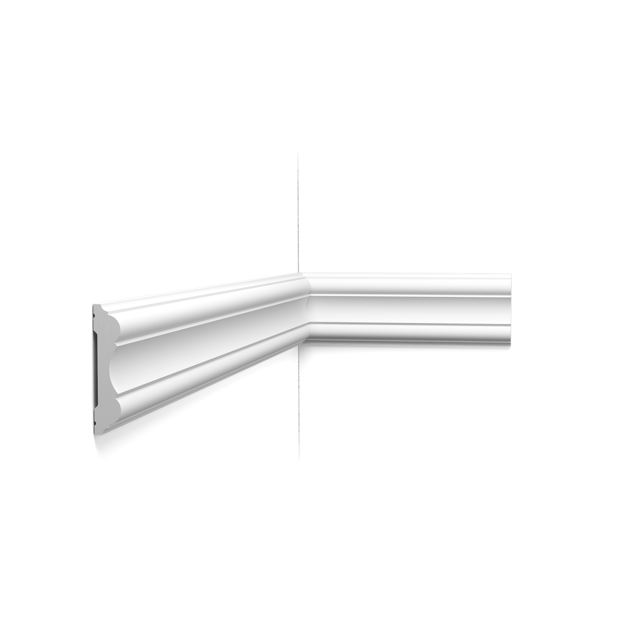 P8040 Cimaise murale Orac Decor - 10x2x200cm (h x p x L) - moulure décorative polyuréthane