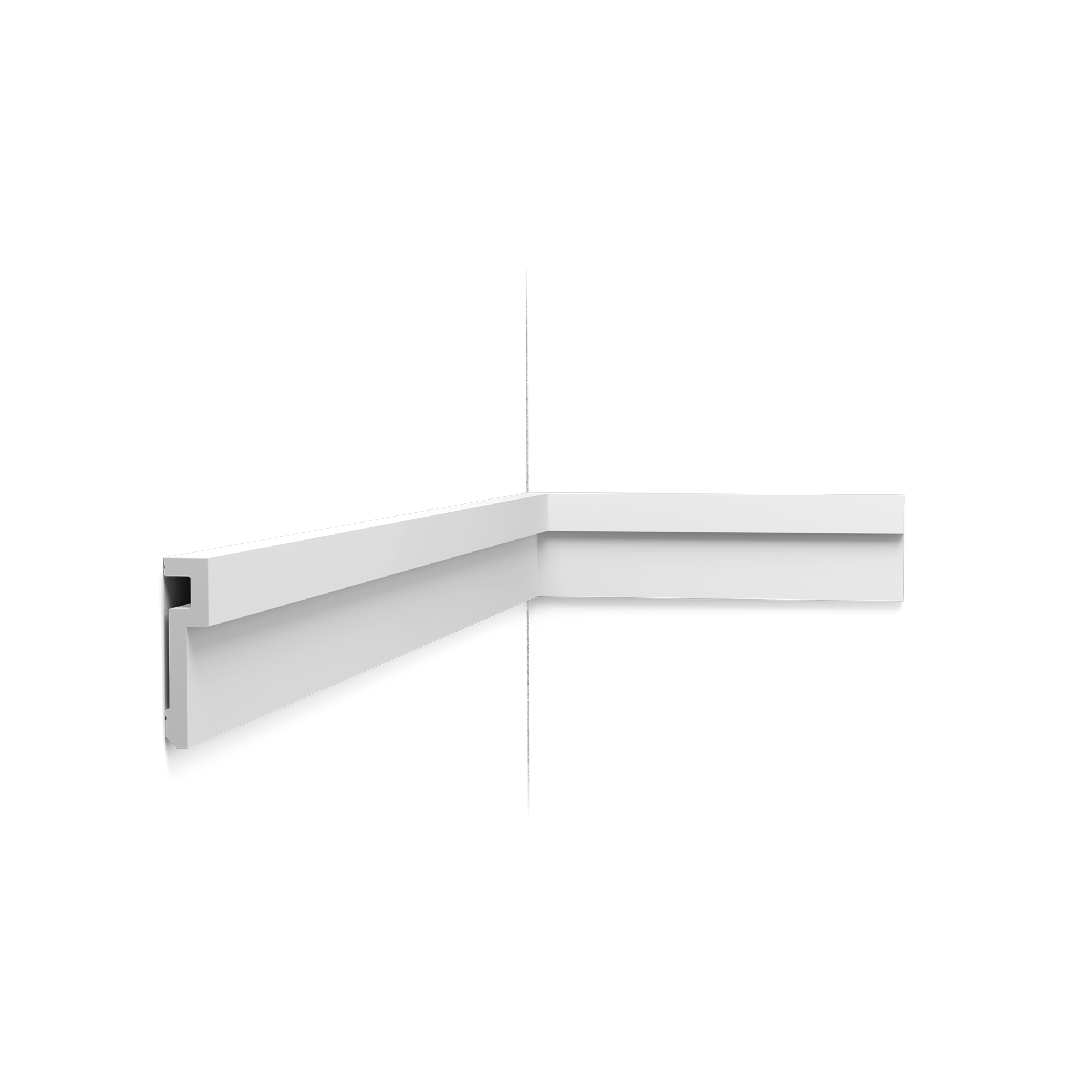 PX198 Cimaise murale Orac Decor - 2,0x8,3x200cm (h x p x L) - moulure décorative polymère