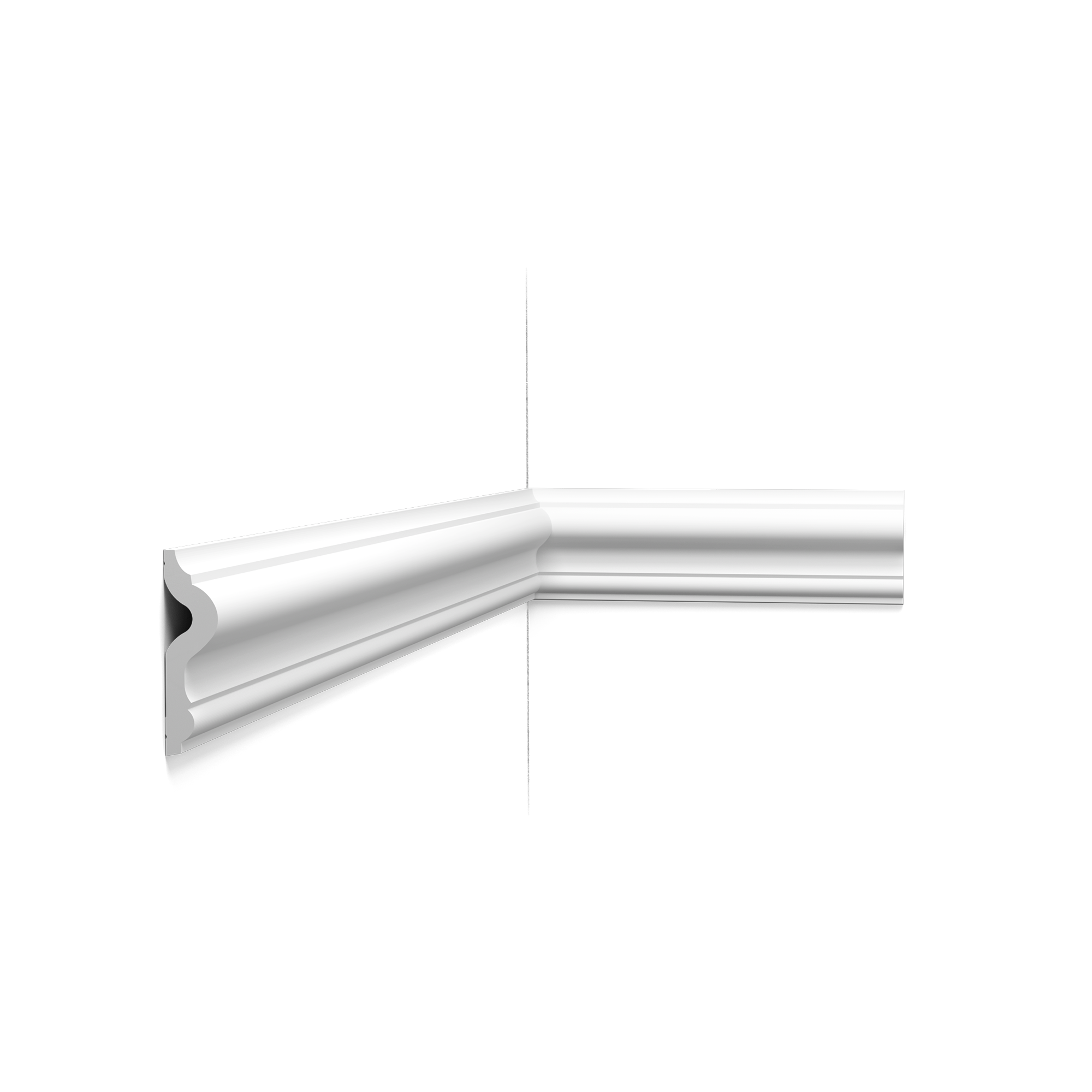 PX202 Cimaise murale Orac Decor - 7,5x2,0x200cm (h x p x L) - moulure décorative polymère