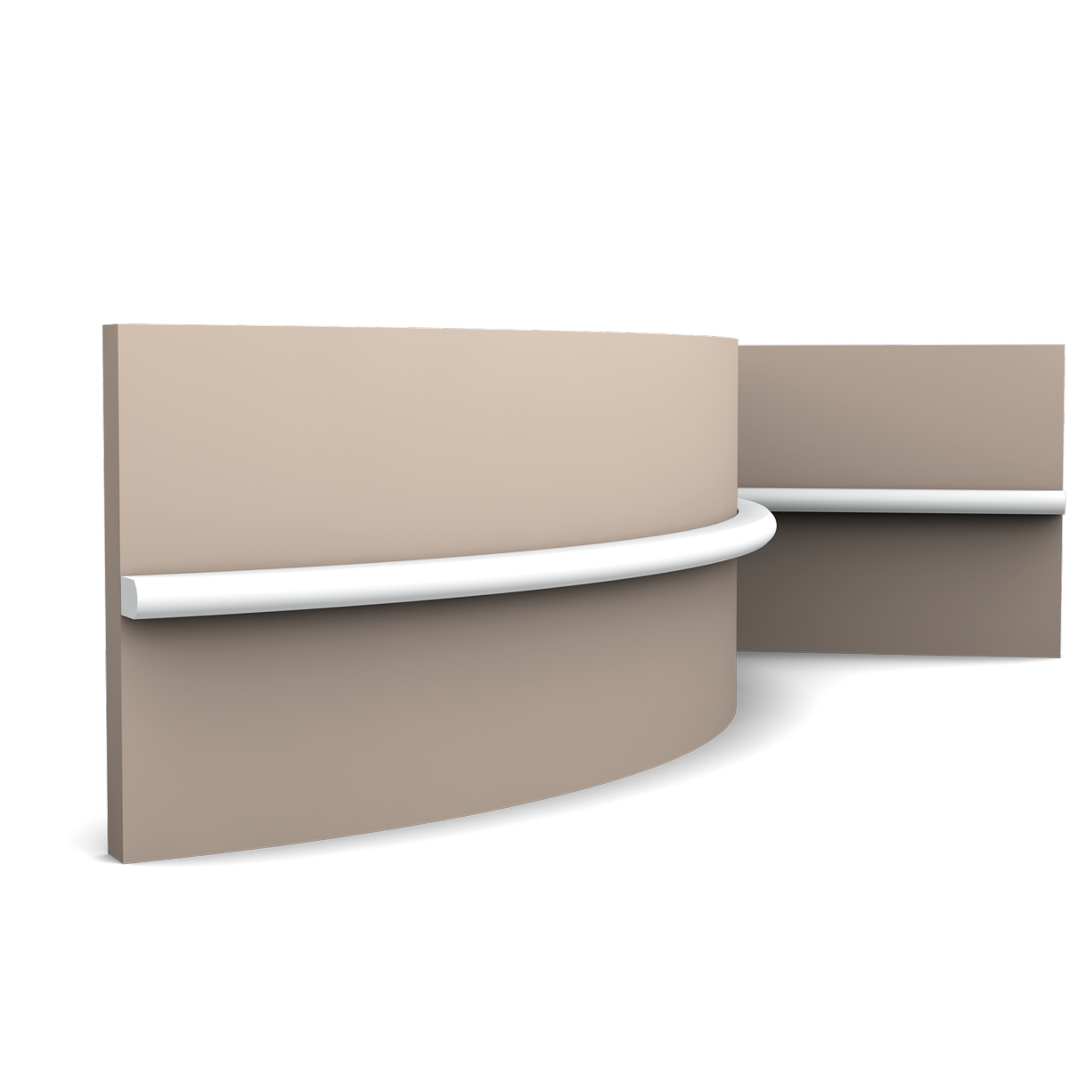 PX209F moulure Flexible murale Orac Decor - 1,0x1,4x200cm (h x p x L) - profil décorative polymère