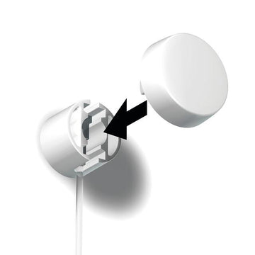 Clip De Fixation Pour Télépéage Mgoo - Adhésif Double Face Fort, Rond 3 Cm, Blanc