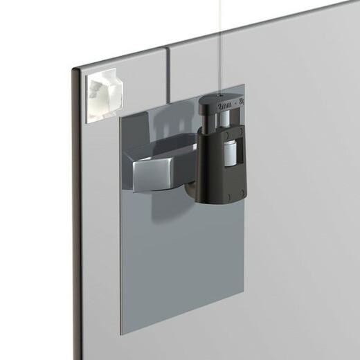 Pack of 4 adhesive plates 4.5 x 4.5 cm for Dibond - 1 kg - Hanging Ar board