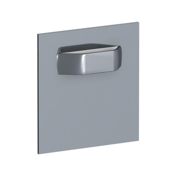 Pack of 4 adhesive plates 4.5 x 4.5 cm for Dibond - 1 kg - Hanging Ar board