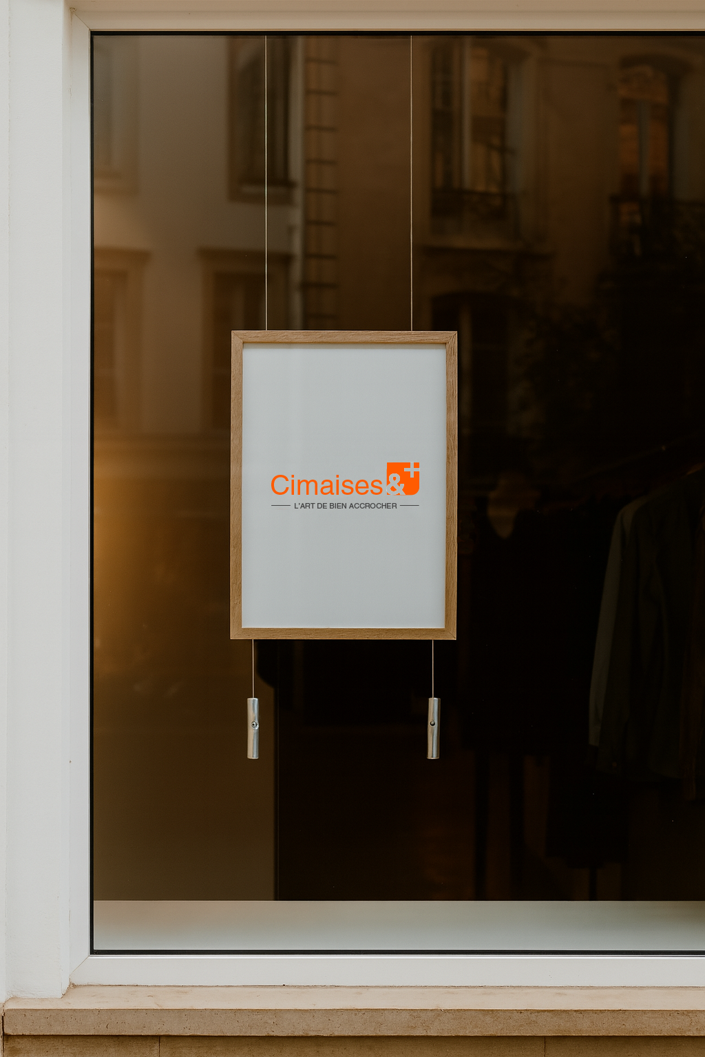 Poids-lest 100g pour affichage suspendu