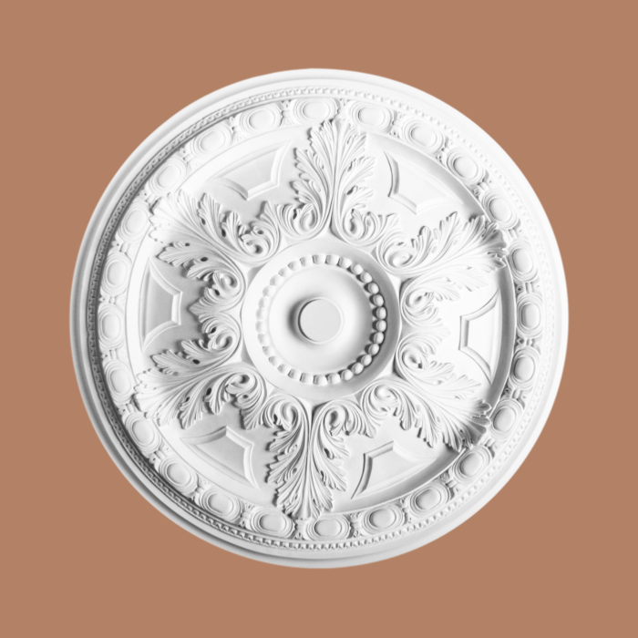 Rosetón de techo, rieles para cuadros y más R110 ø 71,5cm - moldura decorativa de poliuretano