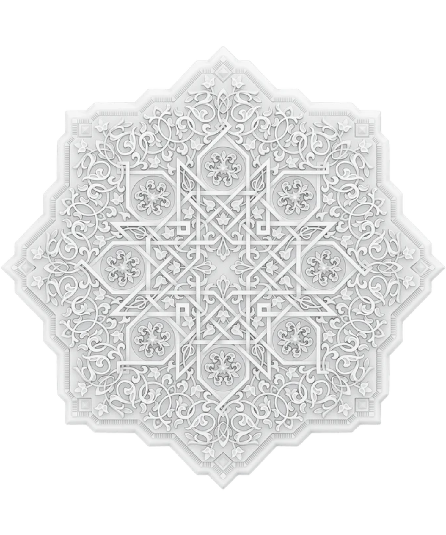 *Article discontinué* Rosace plafond 91.2 cm de diamètre  R503 - Polyuréthane