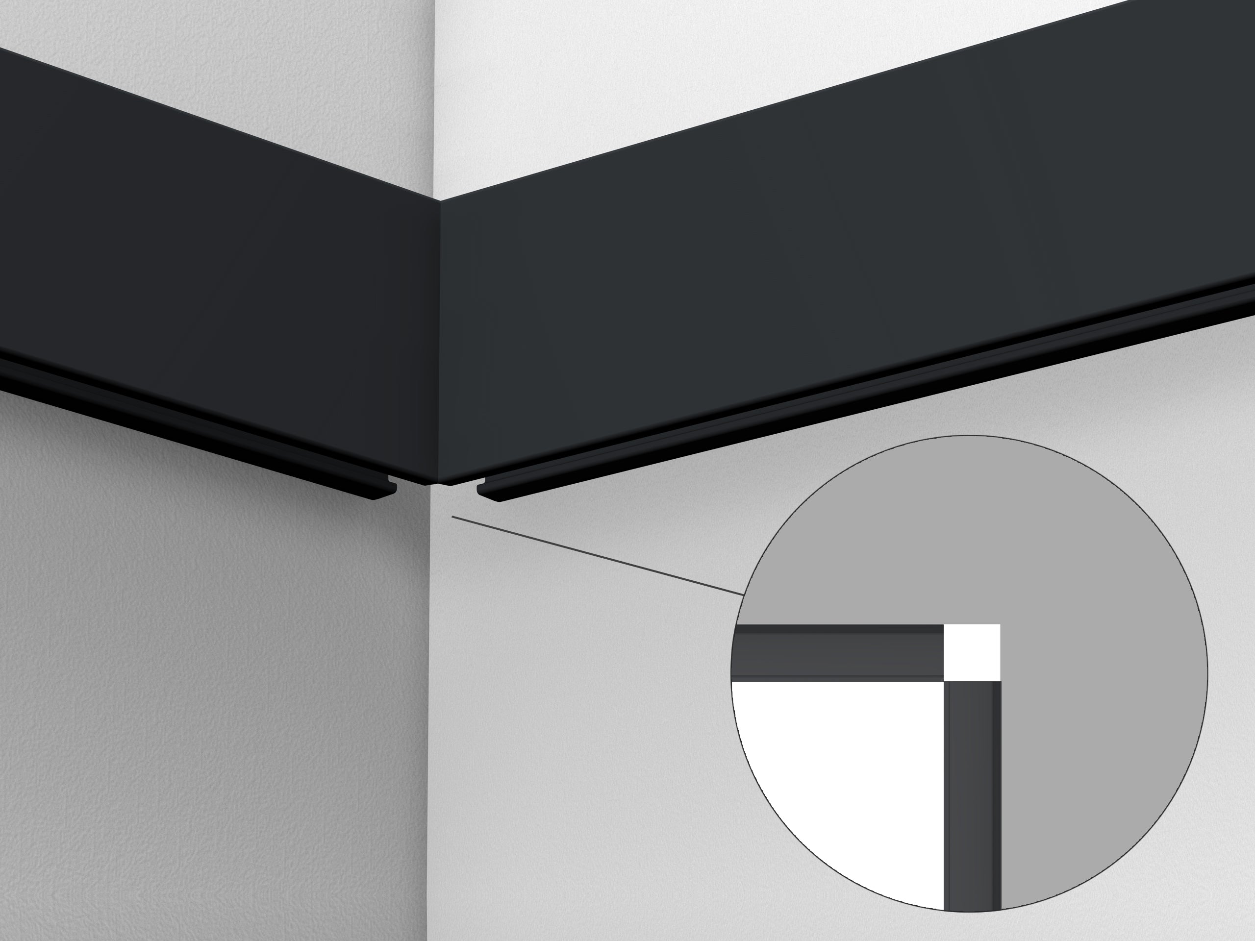 Raccord d'angle Illume Duo Rail - Accrochage éclairage Artiteq