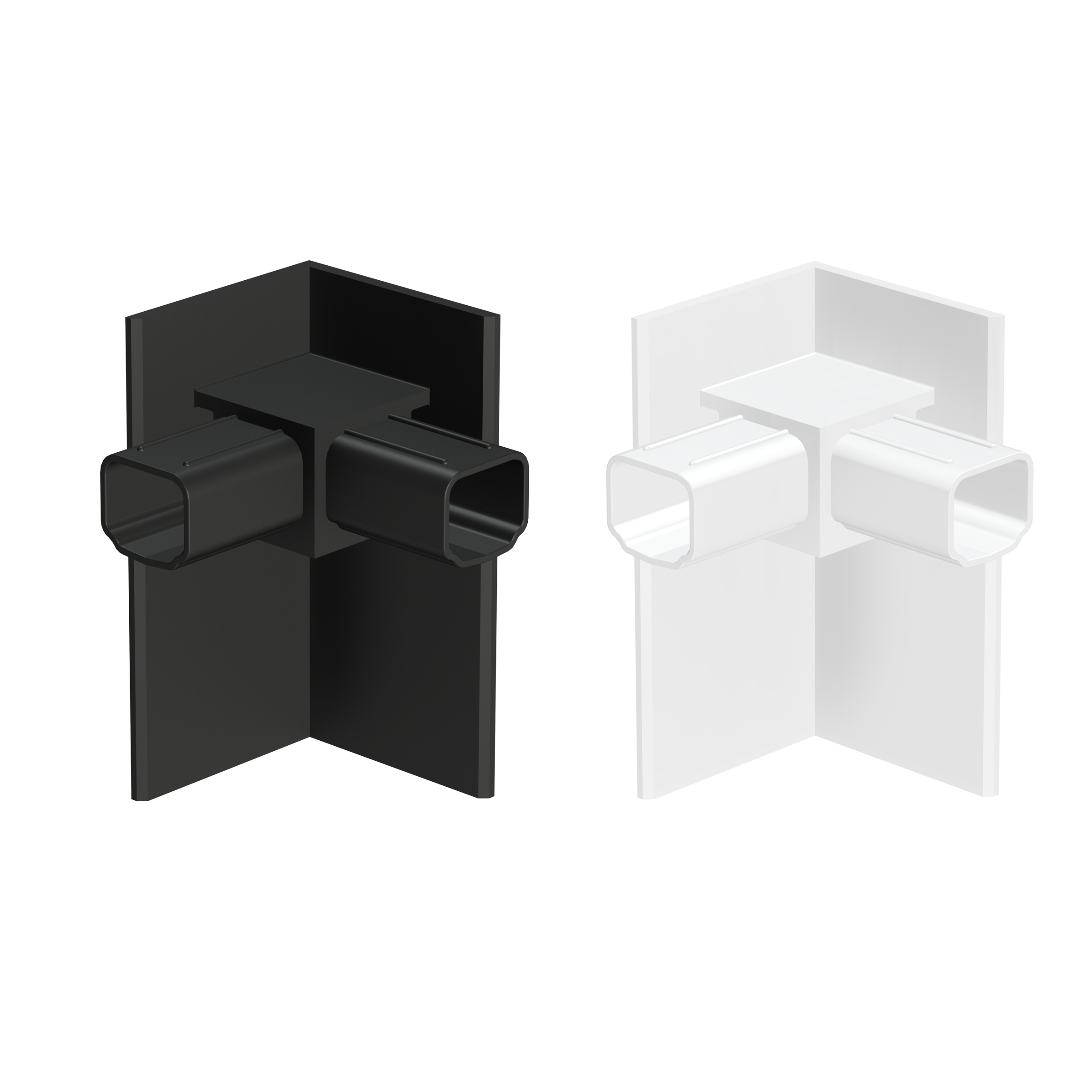 Raccord d'angle Illume Duo Rail - Accrochage éclairage Artiteq