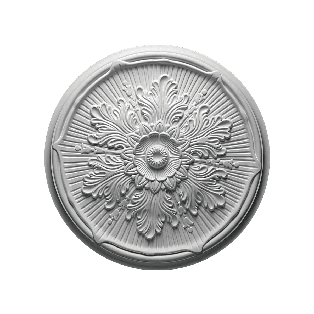 Rosace plafond 52,3 cm R022 - Polyuréthane