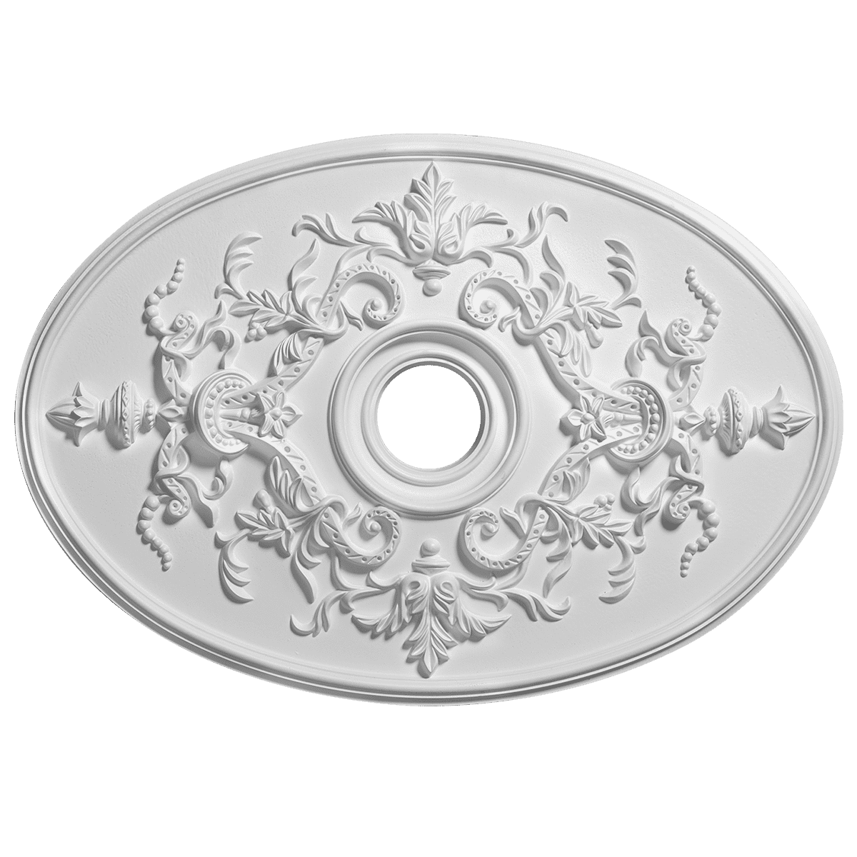 Rosace plafond 54,4 x 78,5 cm R041 - Polyuréthane