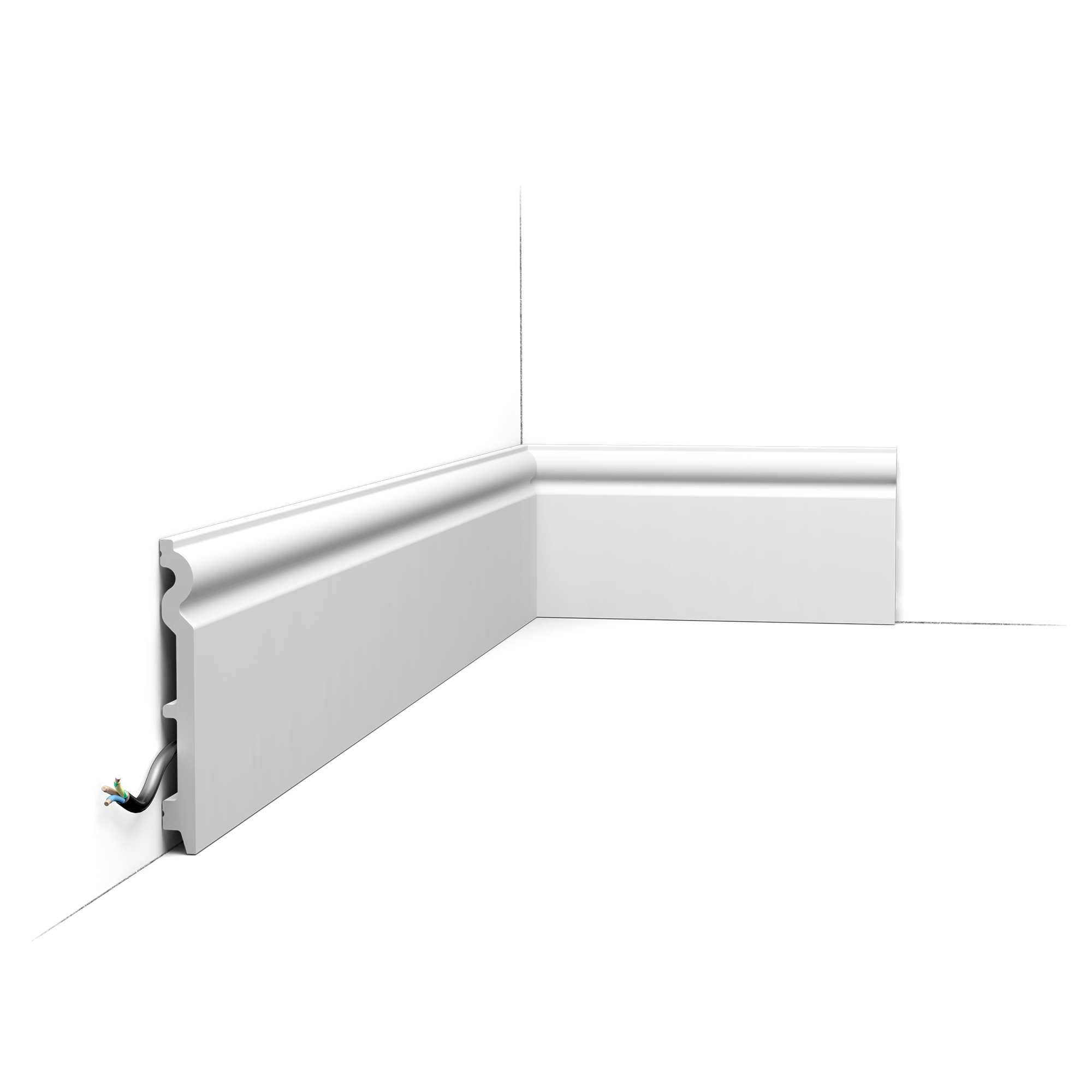 SX138 Plinthe Orac Decor - 14x1,5x200cm (h x p x L) - plinthe décorative polymère