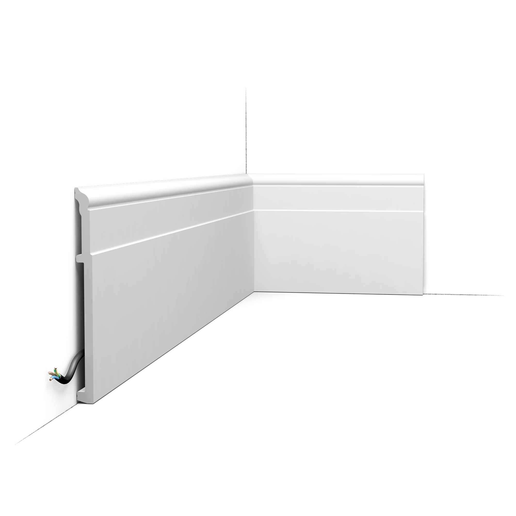 SX156 Plinthe Orac Decor - 20x1,6x200cm (h x p x L) - plinthe décorative polymère