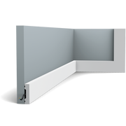 SX162 Moulure multifonctionnelle Orac Decor Axxent  - 4x1x200cm (h x p x l) - plinthe décorative