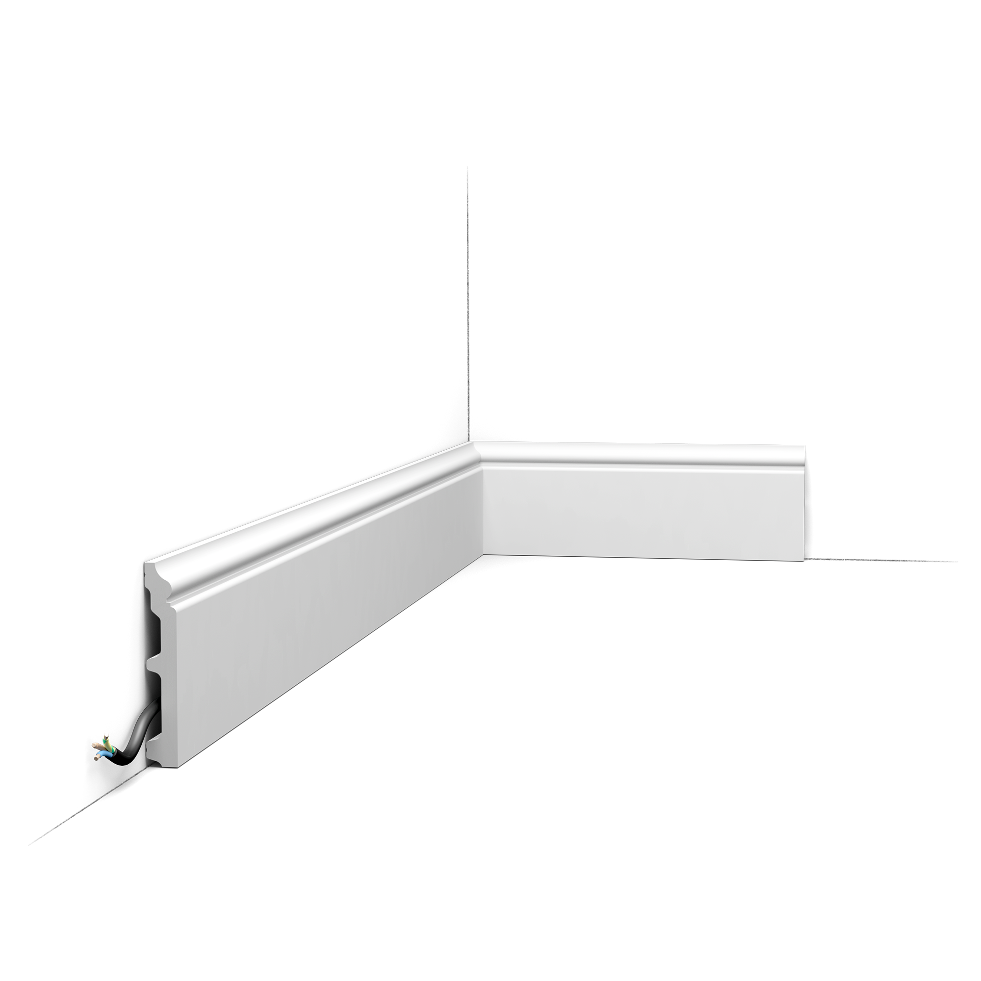SX173 Plinthe Orac Decor - 10 x1,6x200cm (h x p x L) - plinthe décorative polymère
