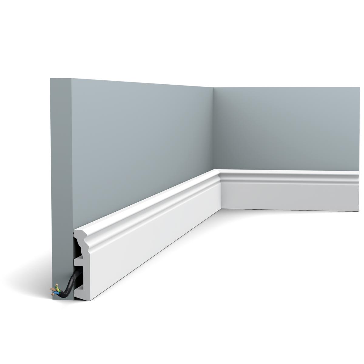 SX195 Plinthe Orac Decor -8  x 1,9  x200cm (h x p x L) - plinthe décorative polymère