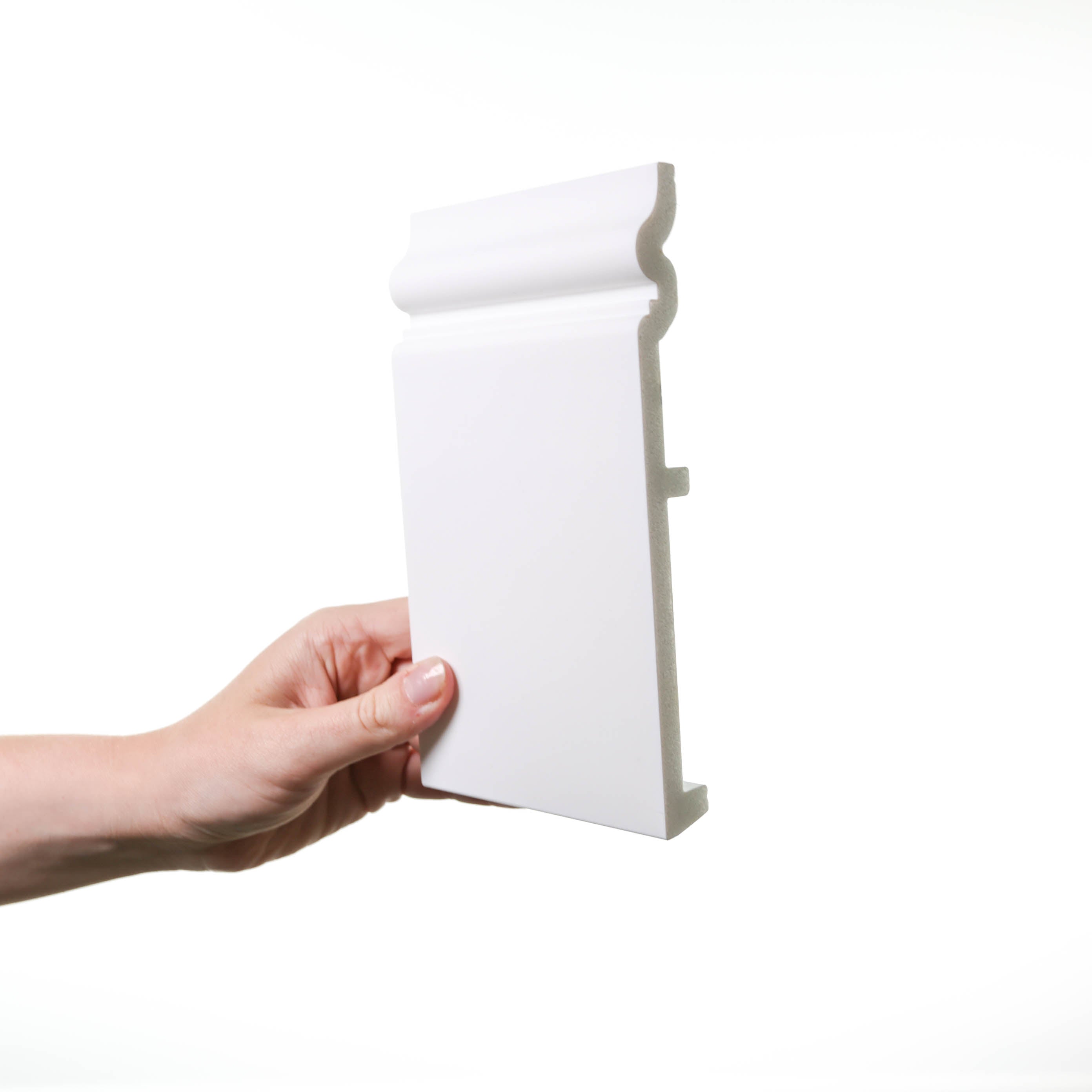 Rodapié decorativo SX206 CONTOUR Orac Decor - 18 x 1,8 x 200 cm (alto x ancho x profundidad) - rodapié decorativo de polímero