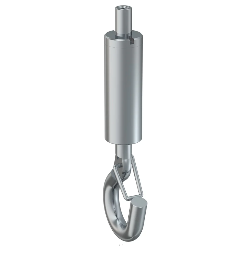 Pack de 2 ganchos autoblocantes de seguridad para cable de acero de 1,2 mm - Artiteq