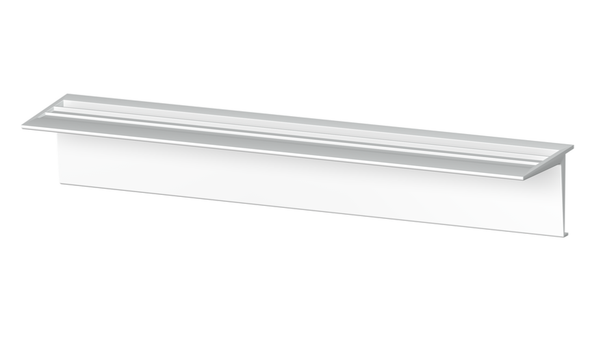 Tablette à clipser pour Info Rail - Support Clip -Artiteq