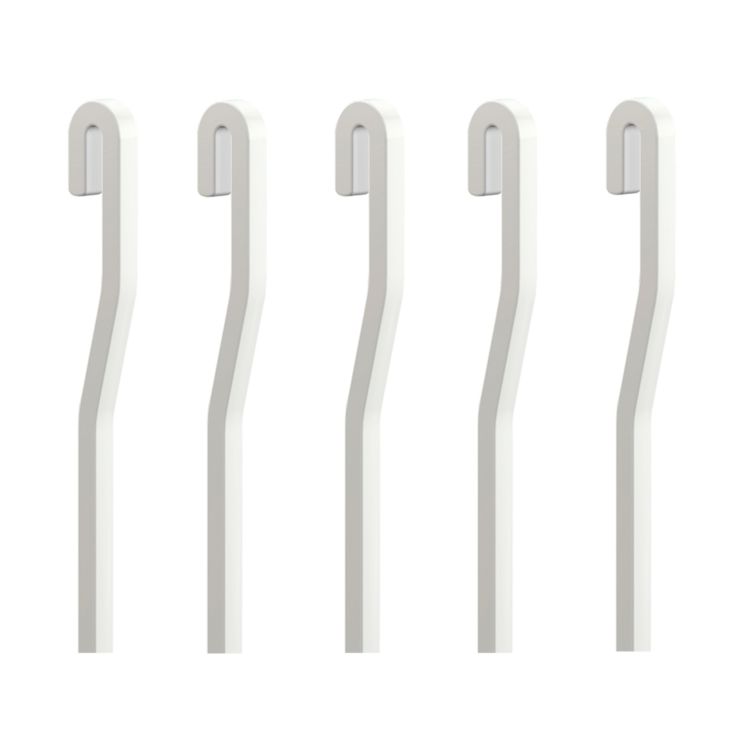 Pack 5 Tiges aluminium coudées 4 mm - Accessoire Cimaise Tableau