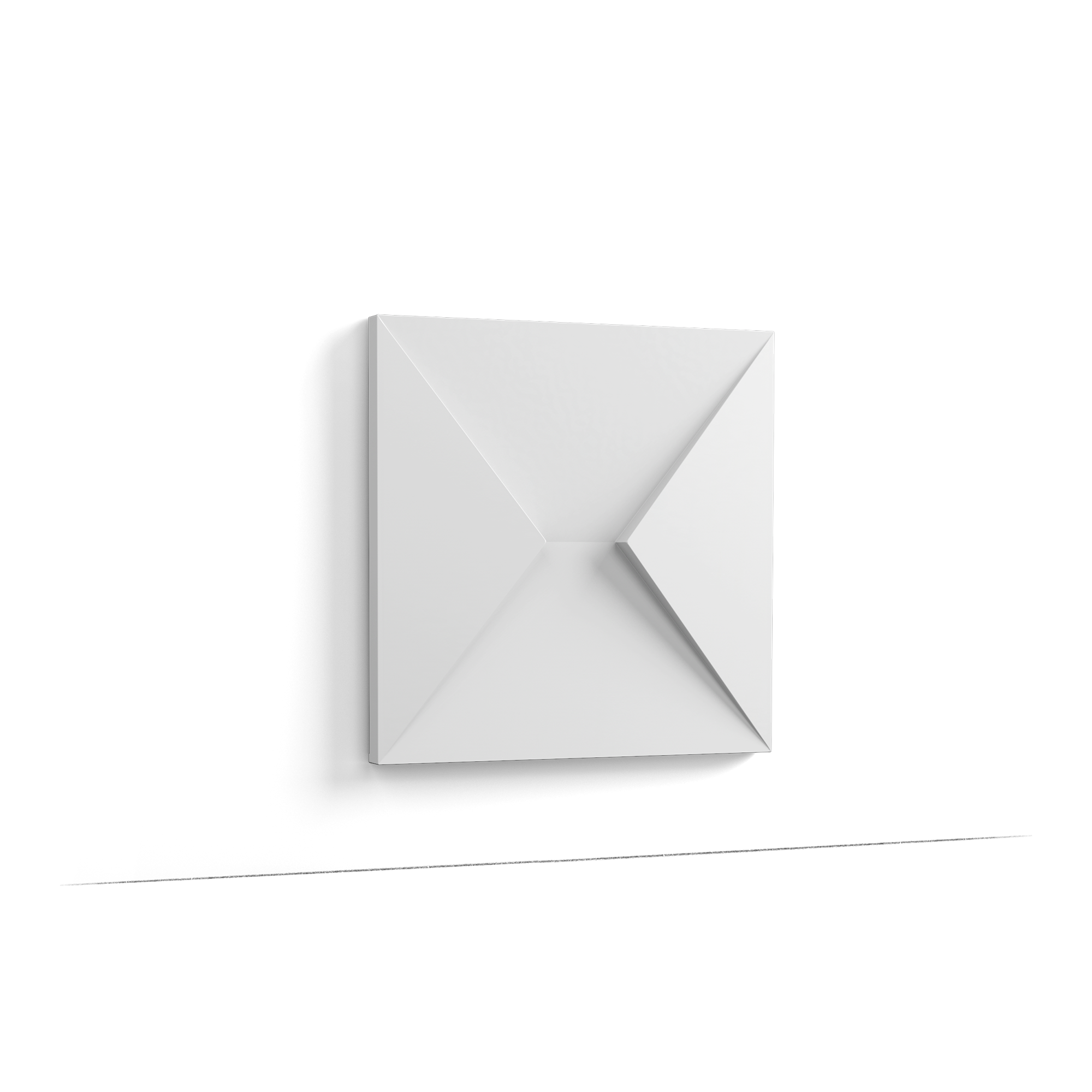 W106 ENVELOP - elemento decorativo de pared para formar patrones - 33,3 x 33,3 x 2,9 cm (largo x ancho x alto) Orac Decor