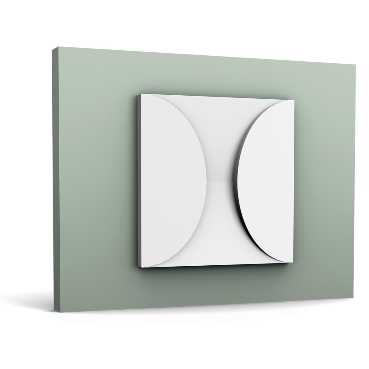 W107 CIRCLE - élément décoratif mural pour former des motifs - 33,3x33,3x2,9cm (L x l x h) Orac Decor