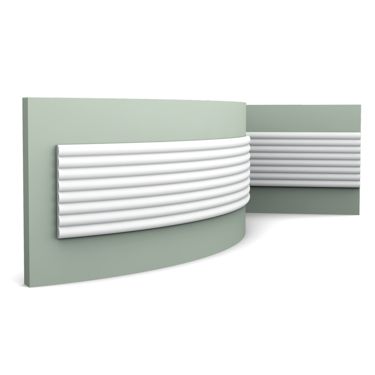 W110F Flexible HILL - Panneau Revêtement Mural Décoratif 3d – 200x25x1,6cm (L x l x h) Orac Decor