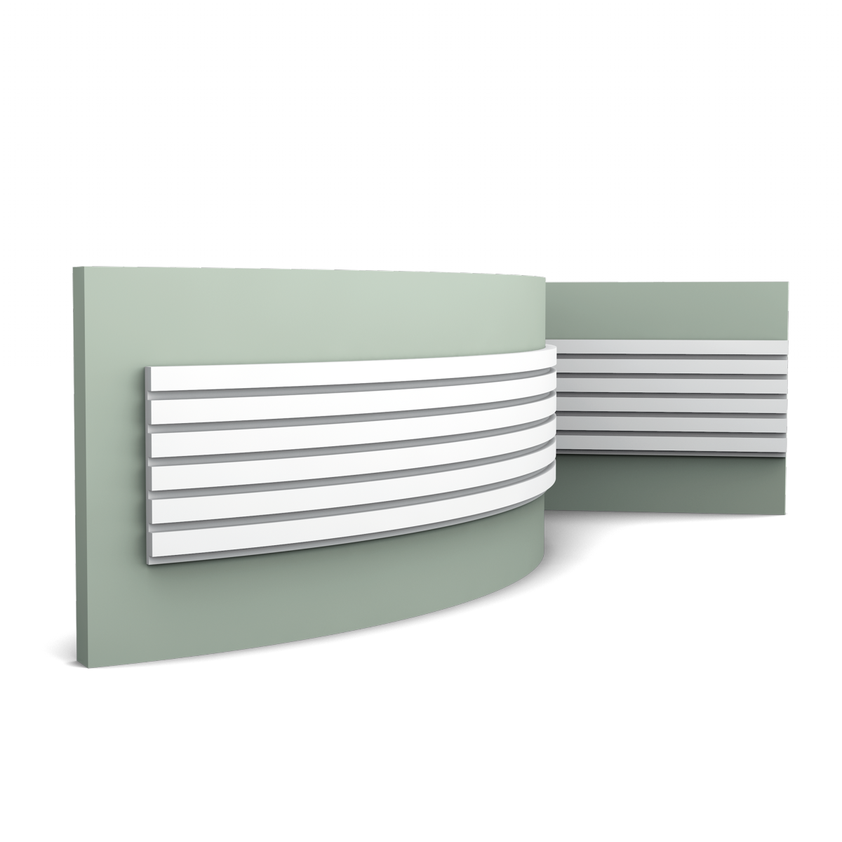 W111F BAR FLEXIBLE - Panneau Revêtement Mural Décoratif 3d – 200x25x2cm (L x l x h) Orac Decor