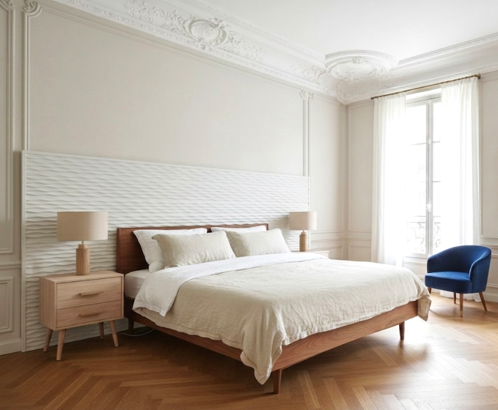 Kit tête de lit DIY Panneaux muraux W112 RIDGE Orac Decor - Revêtement mural