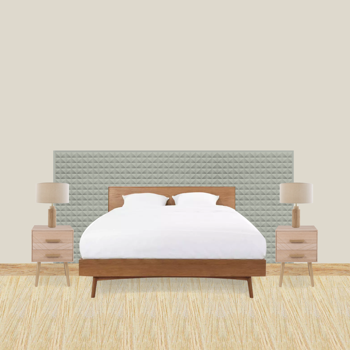 Kit tête de lit DIY Panneaux muraux W113 COBBLE Orac Decor - Revêtement mural