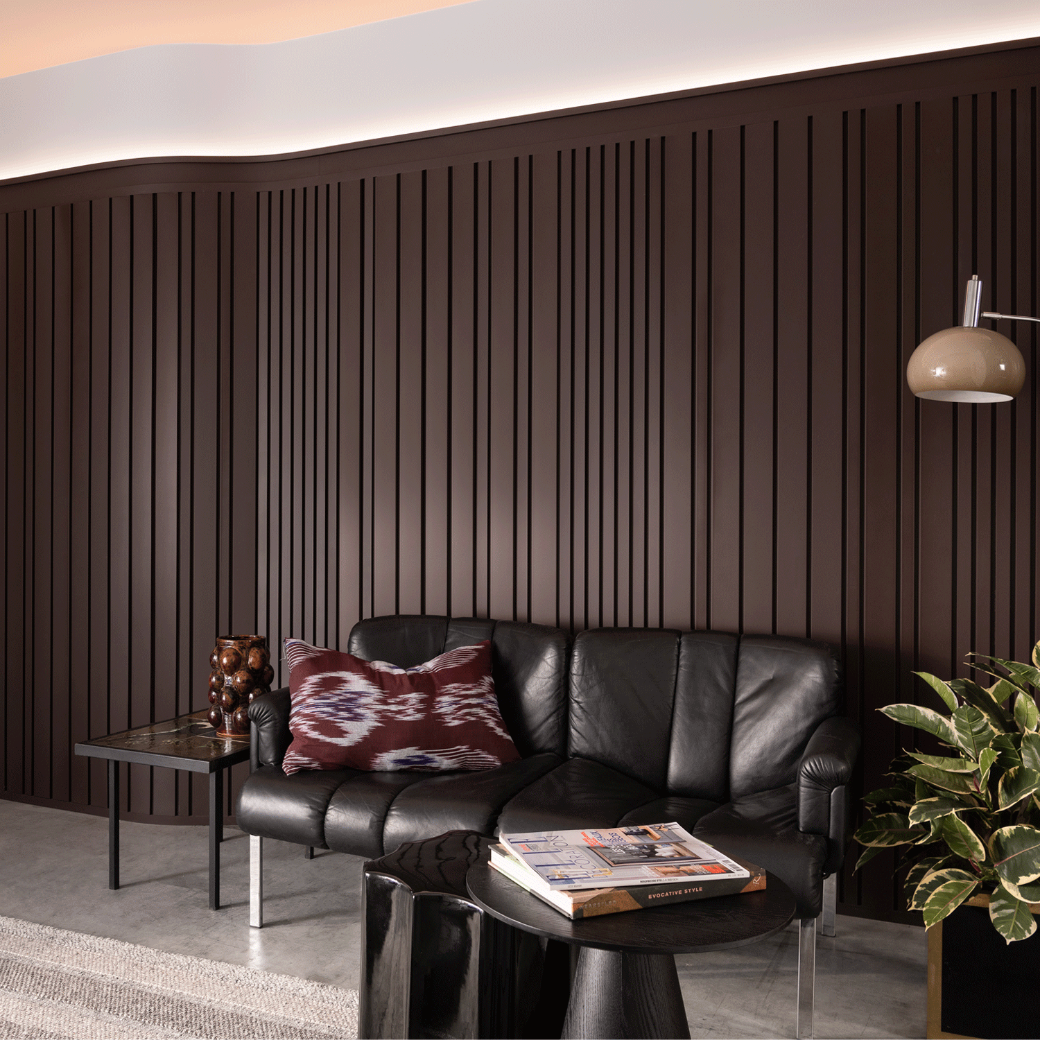 W116 BAR XL - 3D Decorative Wall Covering Panel - 200x25x2cm (L x W x H) Orac Decor