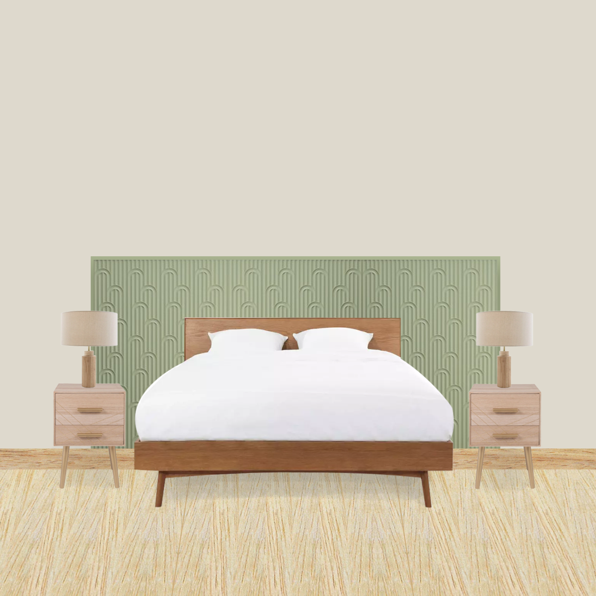 Kit tête de lit DIY Panneaux muraux W212 VALLEY LOOP Orac Decor - Revêtement mural
