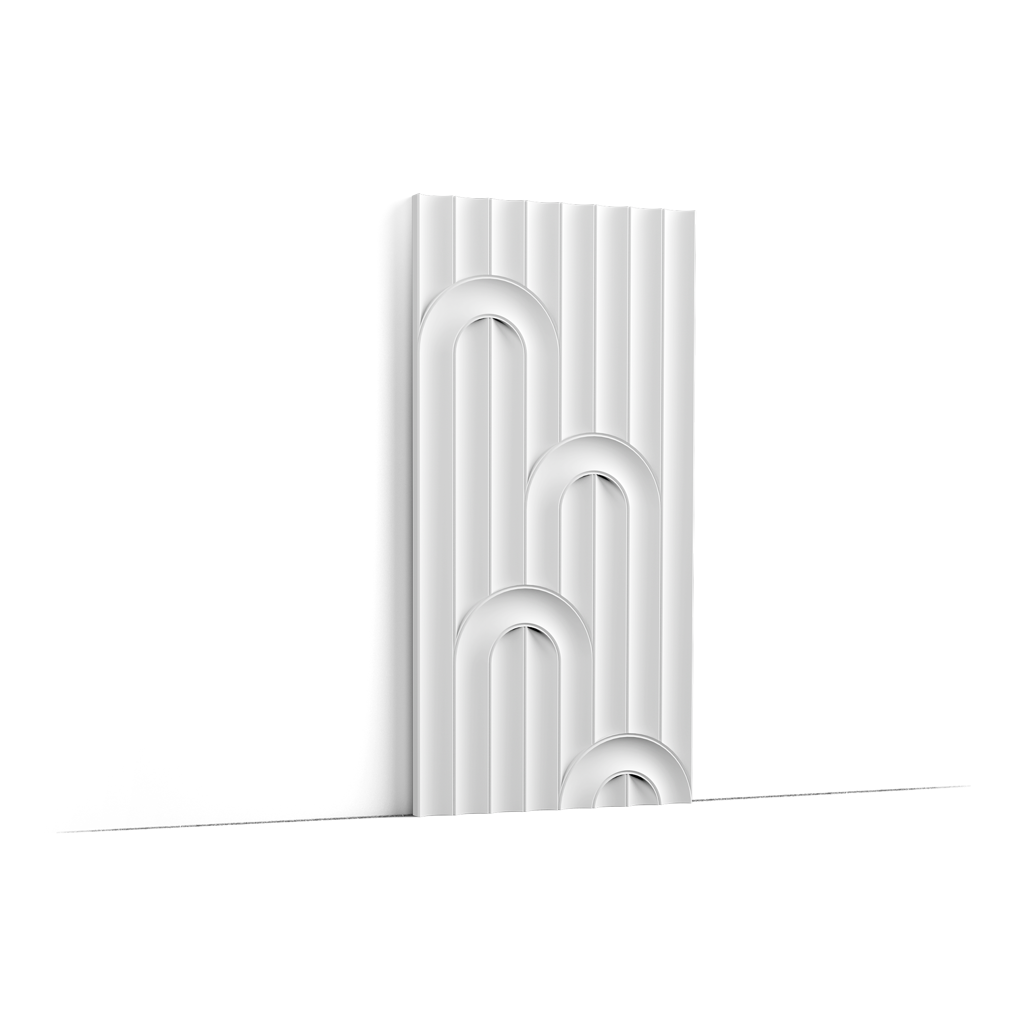 W212 VALLEY LOOP - Panel decorativo de pared 3D - 200 x 25 x 1,2 cm (largo x ancho x alto) Orac Decor