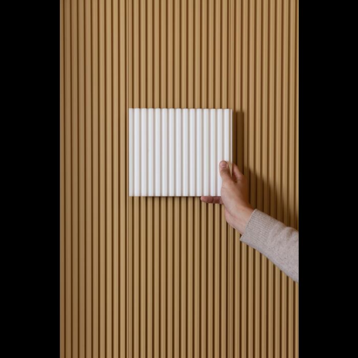 WX205F TRACK Flexible 3d Decorative Wall Covering Panel – 200 x 25 x 1.3 (L x W x H) Orac Decor