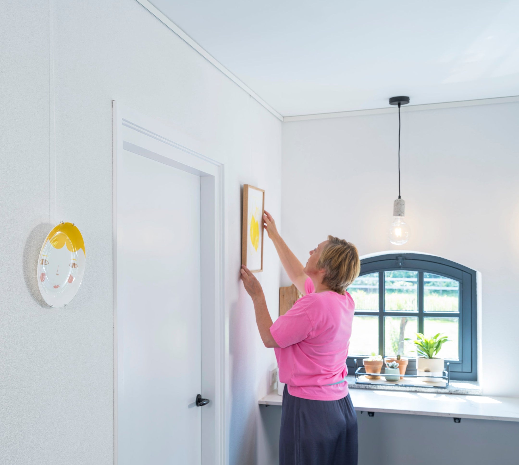 accrochage tableau cimaise