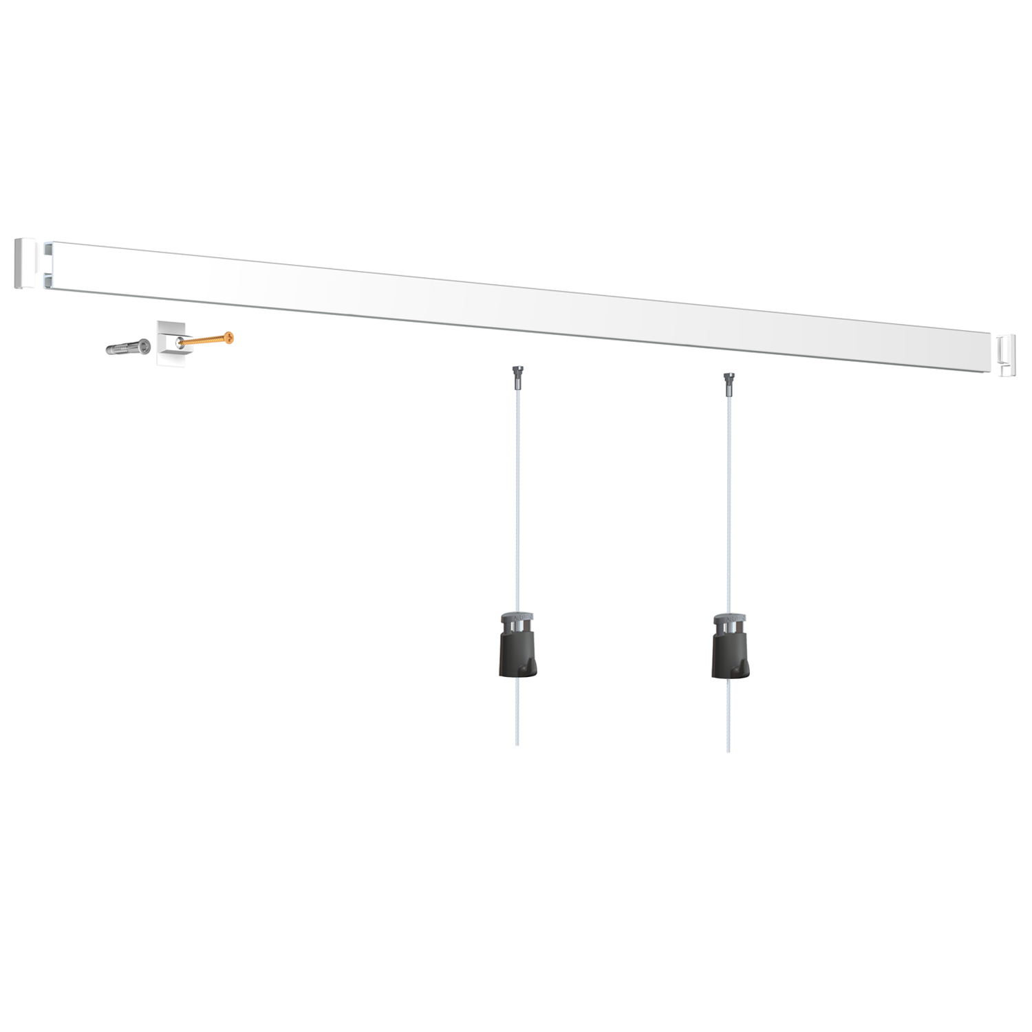 Artiteq Click 150 cm PREMIUM Box Picture Rail - Picture Hanging Kit